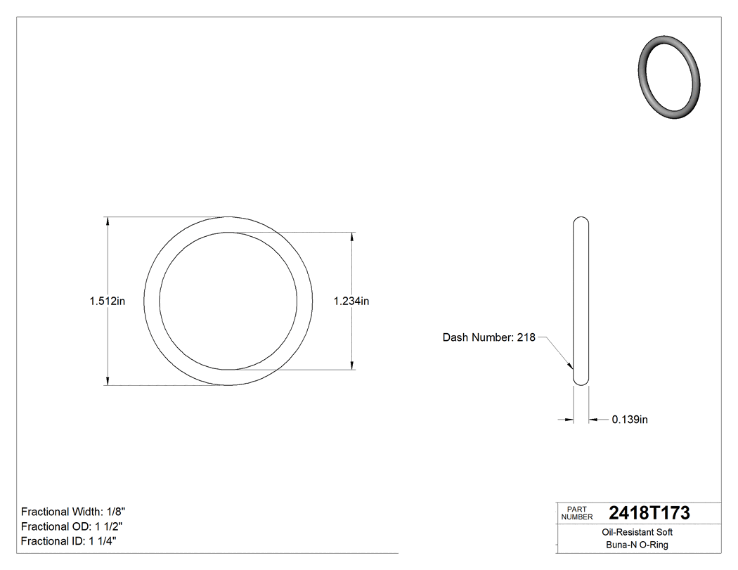Technical drawing - 2418T173
